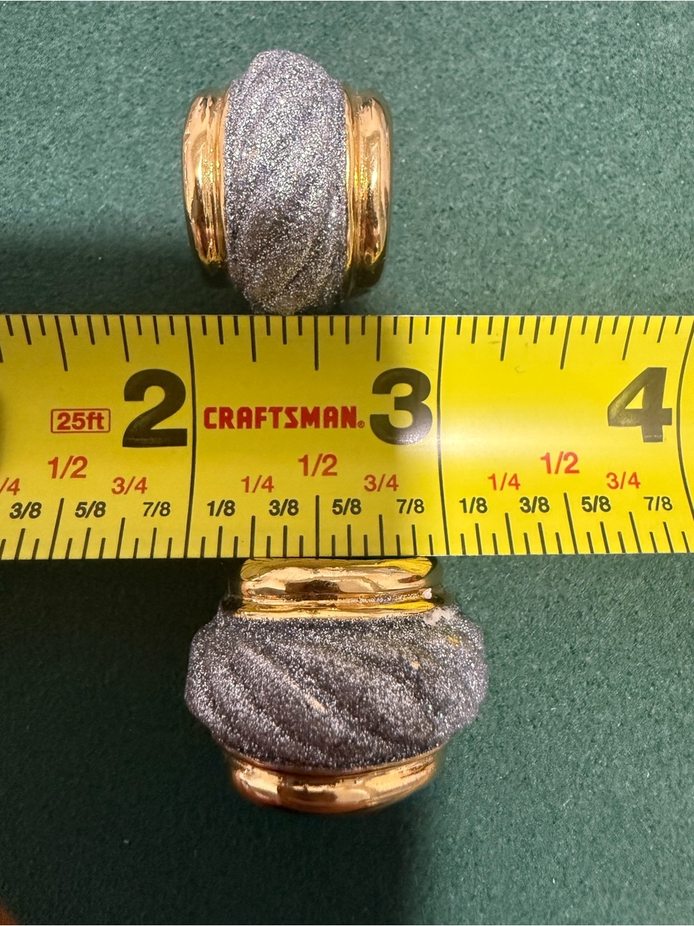 Vintage Two Tone & Silver Tone Clip On Earrings 2 Pairs - Picture 5 of 9